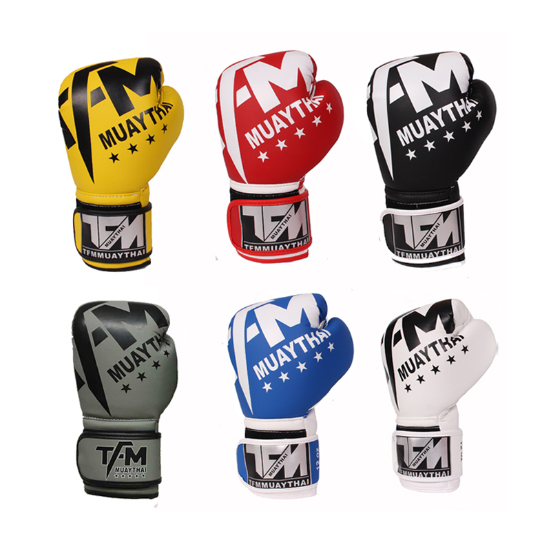 TFM Boxing gloves Male Thai boxing gloves Adult professional children sanda sandbag training Female fitness Muay Thai boxing gloves