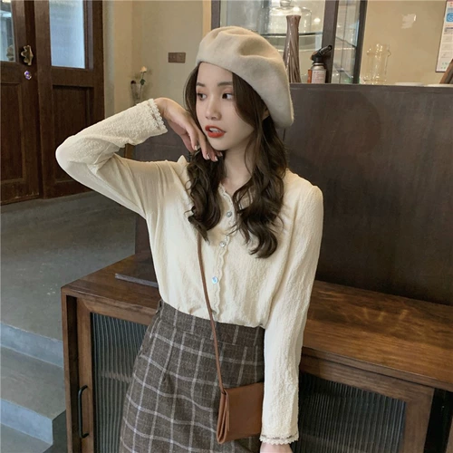 Весенняя сексуальная рубашка, осенний короткий лонгслив, коллекция 2023