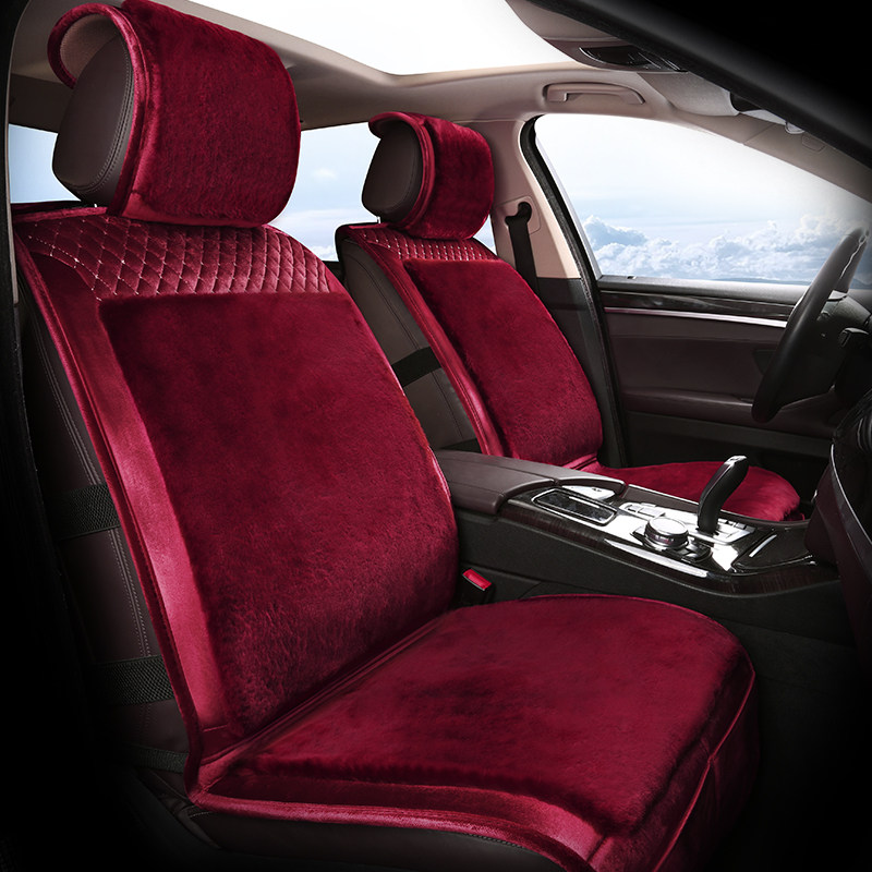 2018 PURE WOOL CUSHIONS Winter short hairy Benz C180E200GLC260GLK300GLE350ML350