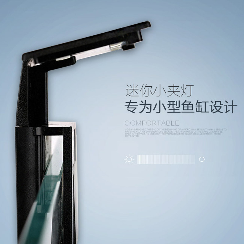 FISH TANK LAMP WATERPROOF WATER GRASS LAMP PROFESSIONAL FLOODLIGHT SPECIAL GRASS CYLINDER LIGHT FISH TANK FULL SPECTRUM LED LIGHT SMALL CLIP LAMP