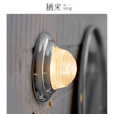 Industrial-style outdoor storefront point light source floor lamps, wall lamps, outdoor corridor minimalist wall lamps, retro waterproof