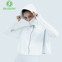 BJT Fashion Great Peak Ice Sensation Breathable Sunscreen Woman UPF50 Anti-UV outdoor riding hood