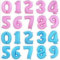 Babys 100th birthday number 0-9 road lead childrens birthday party layout large number balloon decoration