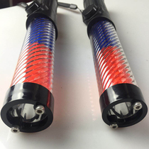 Red and blue traffic baton battery type fire emergency lighting concert outdoor handheld luminous flash fluorescent stick