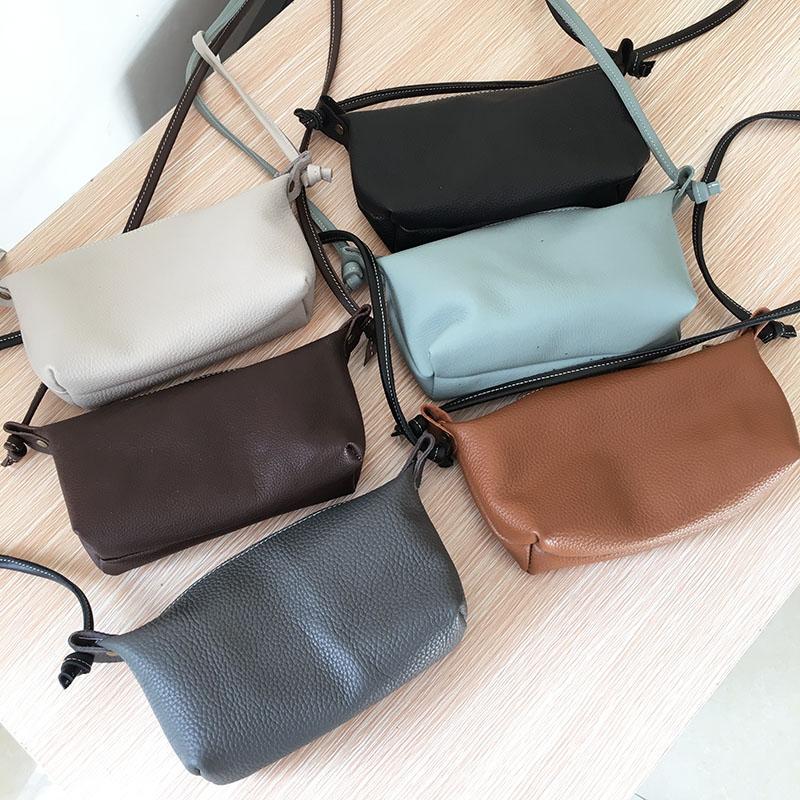 Clearance Sale at a Loss for Foreign Trade: Special Deal on Women's Bags, Handbags, Shoulder Bags, Crossbody Bags, First-Layer Cowhide, Versatile Genuine Leather