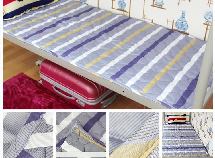 <Quân nệm sinh viên ký túc xá quân xanh mat duy nhất miếng bọt biển pad 1.2 m nệm 褥 0.9 m cứng bông pad