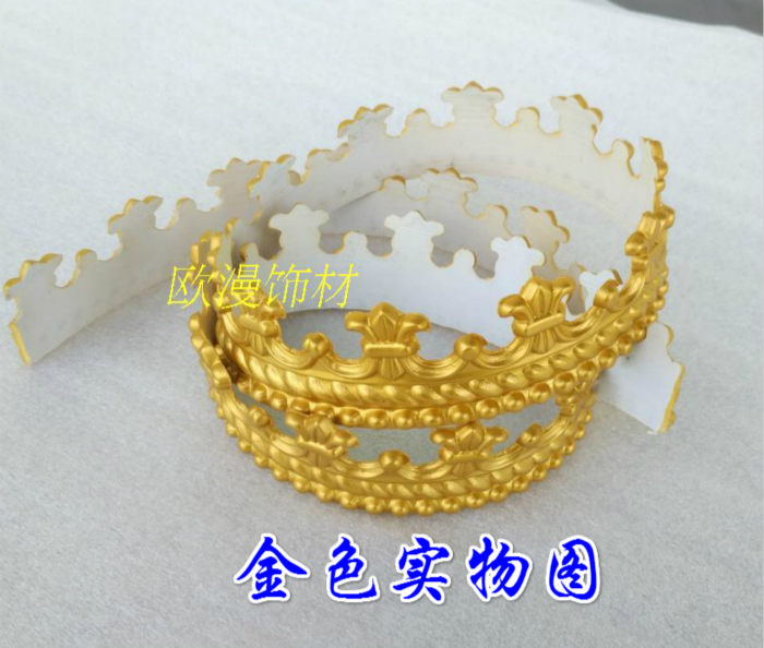 Đường nét trang trí châu Âu cong hình vòng cung trần trần tường đường mềm mại đồ nội thất viền rộng 4CM - Nhà cung cấp đồ nội thất vách giả đá phòng khách