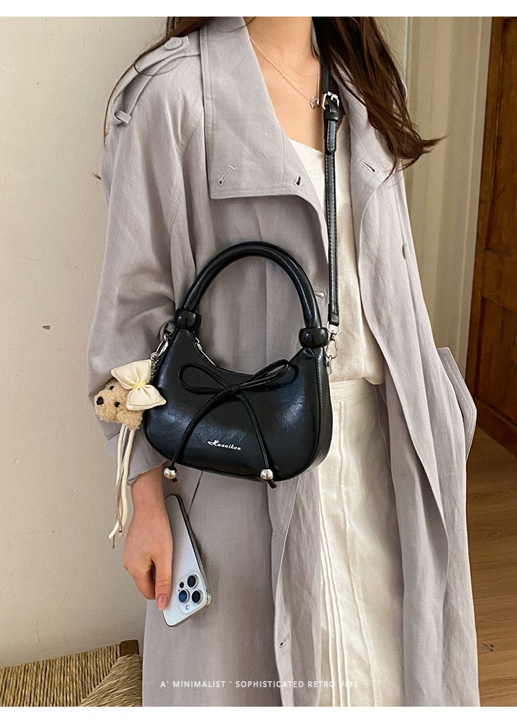 Exquisite Women's Versatile Crossbody Bucket Bag Small Tote_voghion.com
