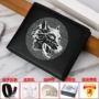 Ví thanh niên nam ví ngắn siêu mỏng Hàn Quốc thanh niên học sinh cá tính sáng tạo clip da mềm mại học sinh trung học ví dior