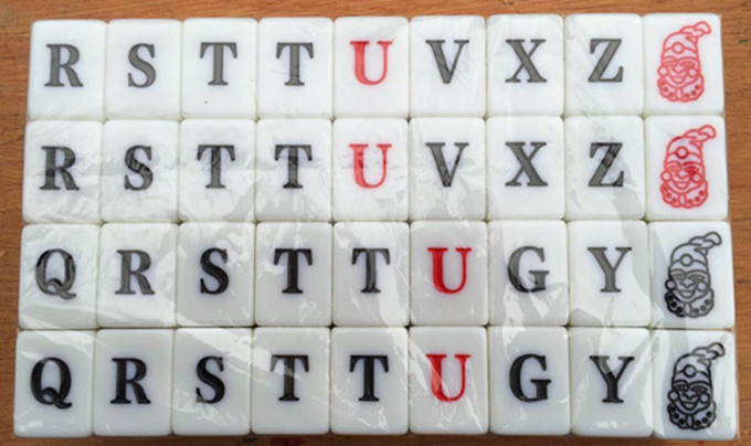 Tiếng Anh Mahjong Tiếng Anh Mahjong Câu đố Sinh viên Mahjong Riêng Mô hình Hoạt hình Tùy chỉnh Mô hình Mahjong - Các lớp học Mạt chược / Cờ vua / giáo dục chip chơi bài