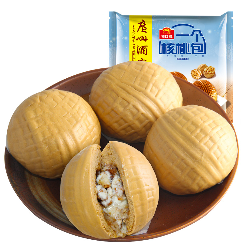 Guangzhou Wine Home A Walnut Bag Likou Fu Chocolate Sandwich Breakfast Bag Tea Spot Frozen Noodles 320g * 2 Packs
