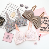 Underwear women without steel ring gathering small bras sexy collars