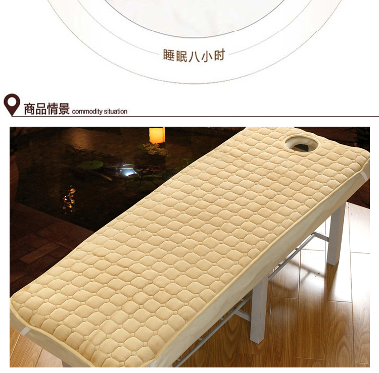 Vẻ đẹp giường nệm mền xốp dày massage giường hình xăm nệm thẩm mỹ viện dành riêng với lỗ - Nệm drap nệm