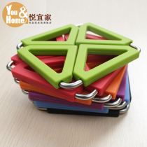  Yue Ikea silicone heat insulation mat European-style table mat Coaster bowl mat pot mat anti-scalding mat 6 colors optional
