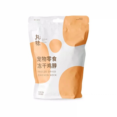 丸味冻干鸡脖磨牙零食