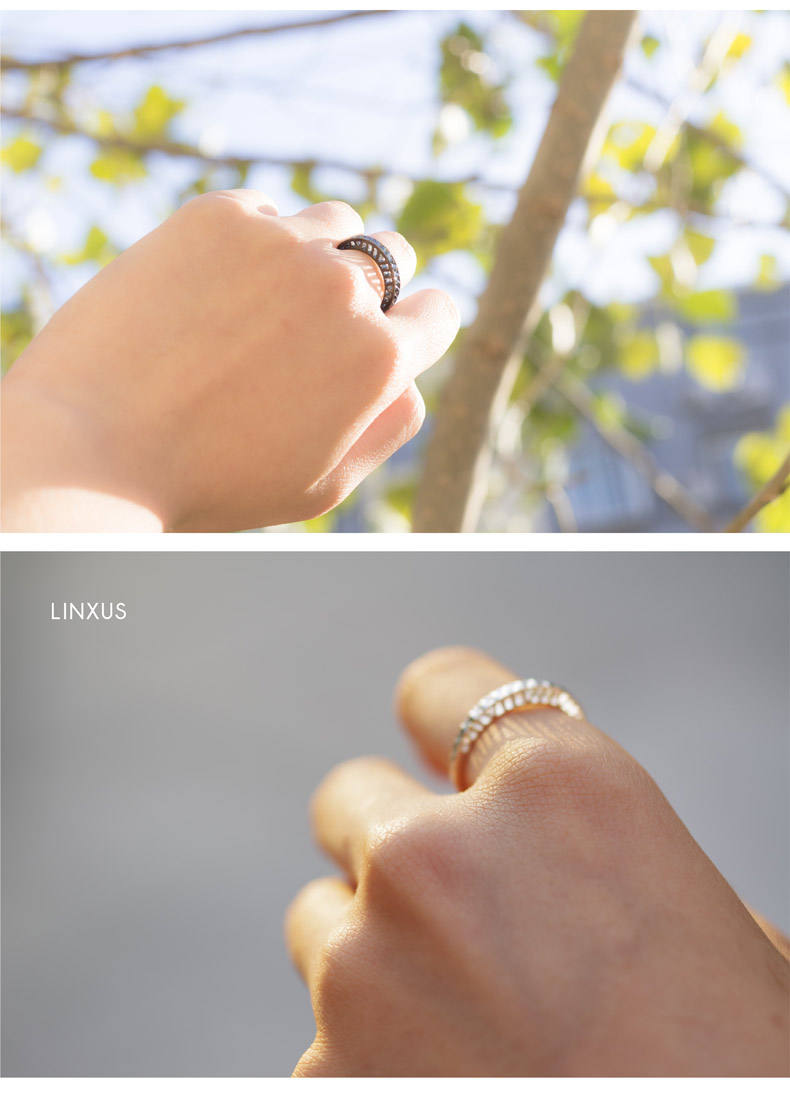 Bague mixte LINXUS en Argenterie - Ref 3089206 Image 24