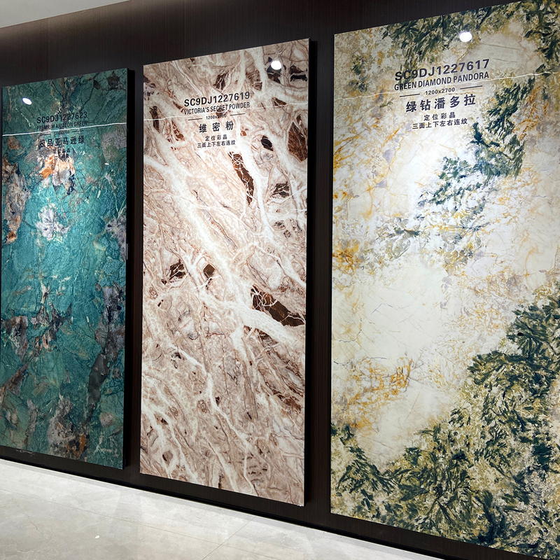 1200X2700 Stone Slab Background Wall with Faux Marble Texture for Living Room Entrance, Sofa, and Video Area, Featuring Bright Continuous Pattern Large Slab 1200X2700 Stone Slab Background Wall with Faux Marble Texture for Living Room Entrance, Sofa, and Video Area, Featuring Bright Continuous Pattern Large Slab