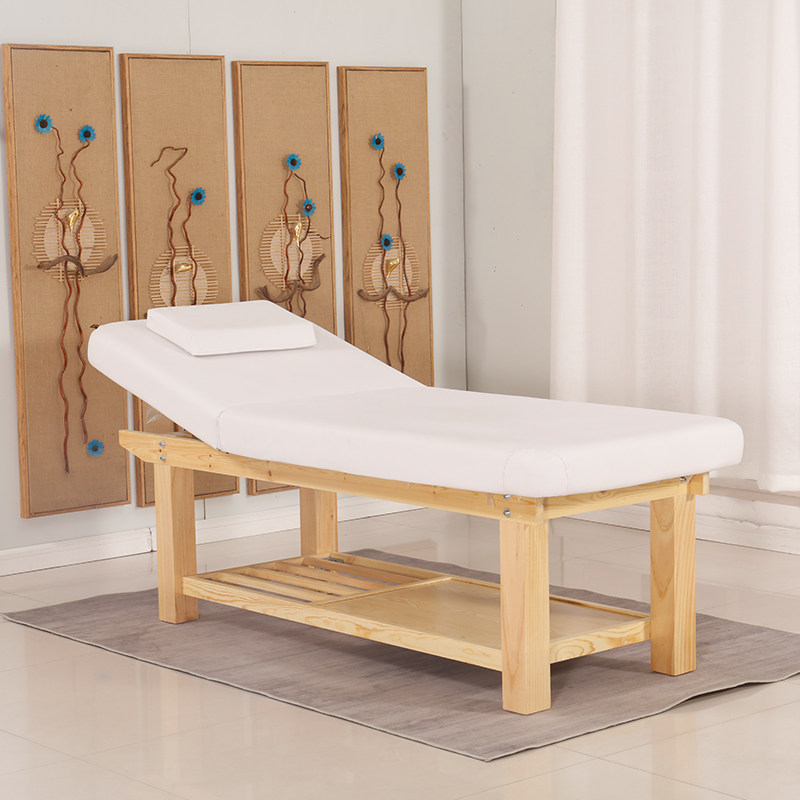 High-end Solid Wood Beauty Bed Beauty Salon Special Acupuncture Bed BED BRIEF ABOUT BEAUTY MASCARA-BED MASSAGE PUSHBACK PHYSIOTHERAPY BED