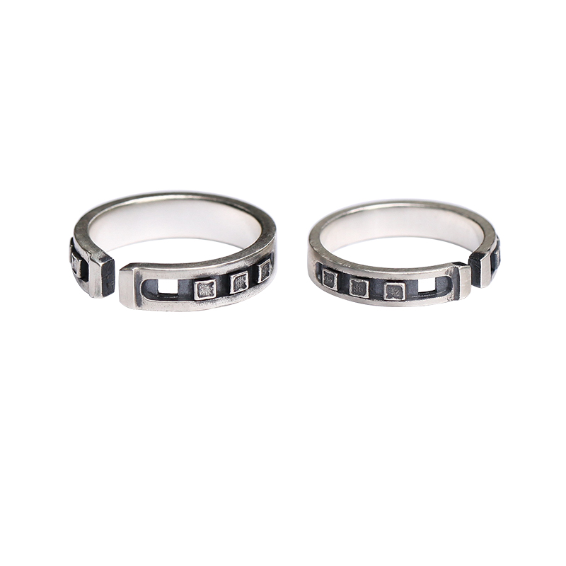 Bague mixte en Argenterie - Ref 3086739 Image 5