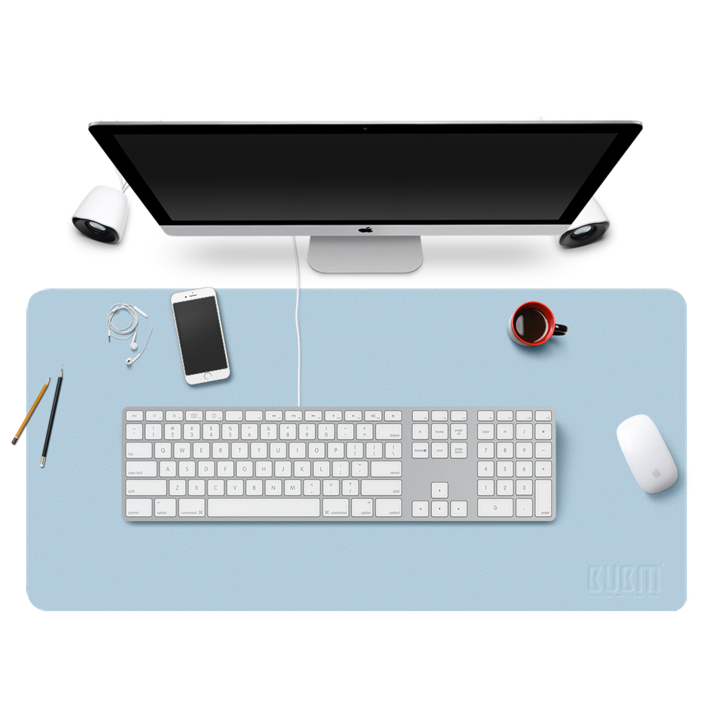 BuBM Desk Cushion Super Size Slip Rat Mat Waterproof and Dirty Computer Desk Mat for men and women laptops Keyboard pads Home Students Learn to write Desktop minimalist Company Gift Pure Color Custom