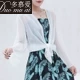 Shiffon summer cloak, cardigan, jacket, plus size