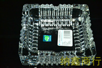 1016 square high grade advertising gift ashtray creative crystal glass ashtray office home