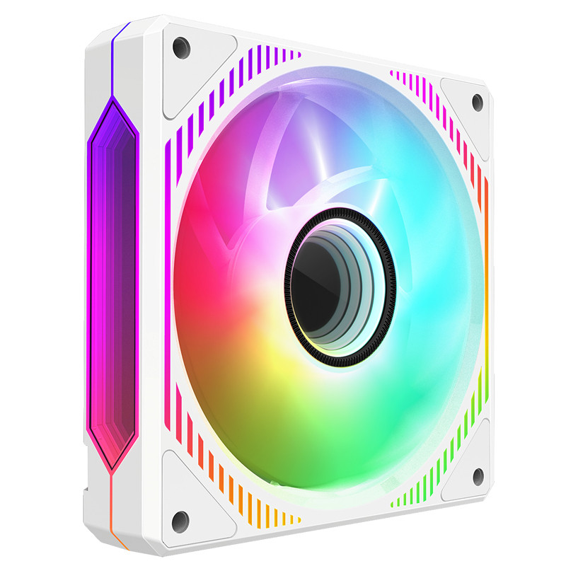 Phantom Pro12cm case cooling fan 5V3 pin ARGB Shenguang synchronous PWM temperature-controlled infinity mirror lamp effect-Taobao