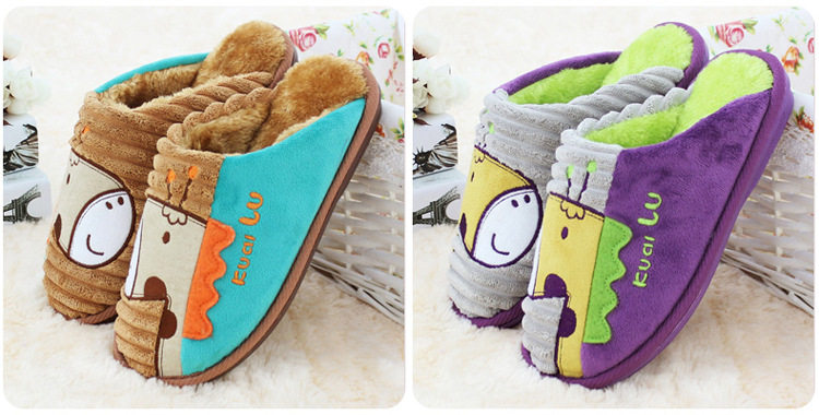 Pantoufles enfants en suède pour hiver - semelle caoutchouc - Ref 986877 Image 11