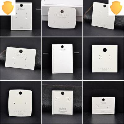 Transparent plastic pvc cardboard earrings cardboard 925 silver can be hung Wenqi earrings card paper card earrings cardboard bag 