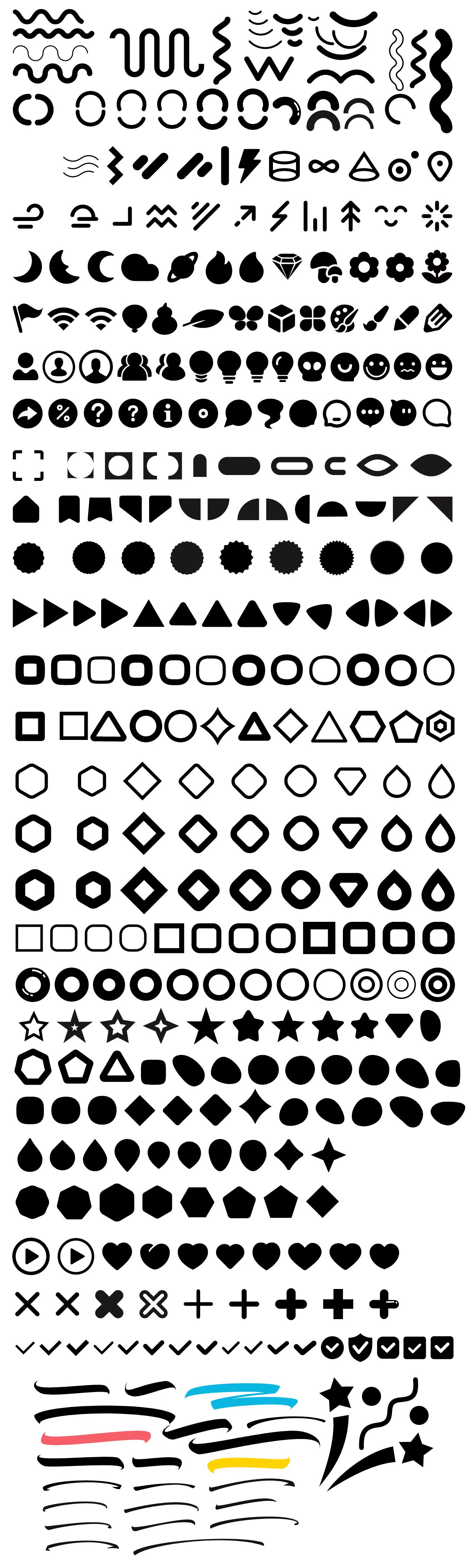 几何图形线条装饰图案元素ai矢量xd/sketch设计素材模板插图1