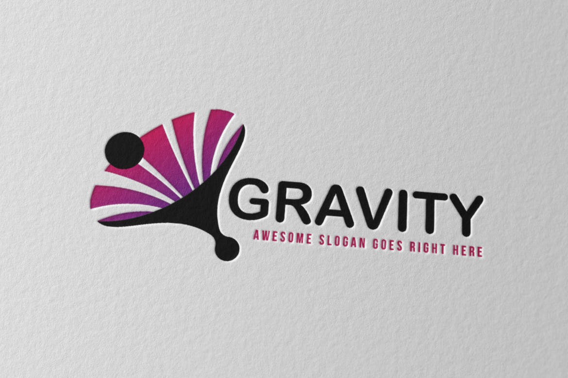 抽象创意Logo设计模板 Gravity Logo