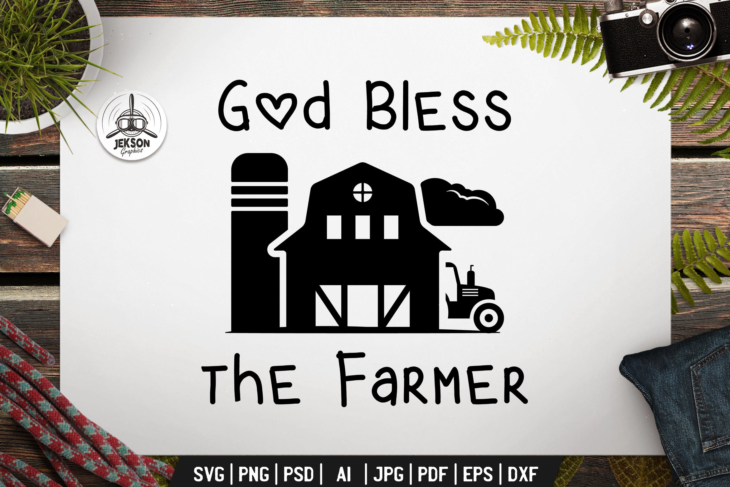 农场标签农业徽章Logo设计模板 Farming Badge Design. Farm Label Template