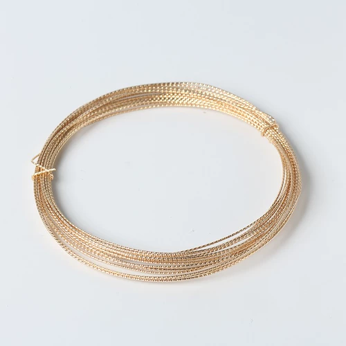 Импортные шелковые нитки, кольцо, аксессуар, аксессуары, золото 14 карат