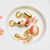 Золотые свежие аксессуары, аксессуар ручной работы, подвеска