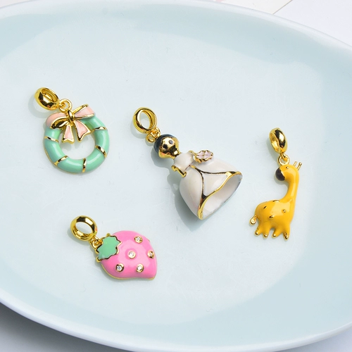 Золотые свежие аксессуары, аксессуар ручной работы, подвеска, DIY