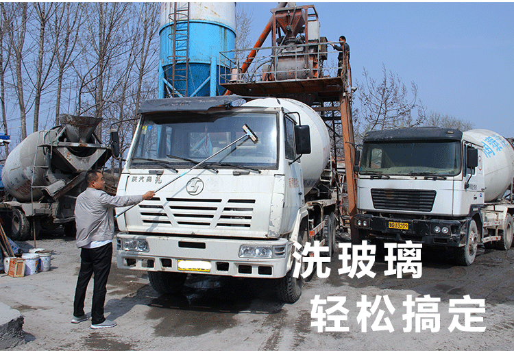 Thanh mở rộng có thể thu vào tóc mềm tóc dài rửa xe chải xe buýt xe buýt làm sạch bàn chải xe cung cấp rửa xe lau - Sản phẩm làm sạch xe cọ rửa xe ô tô