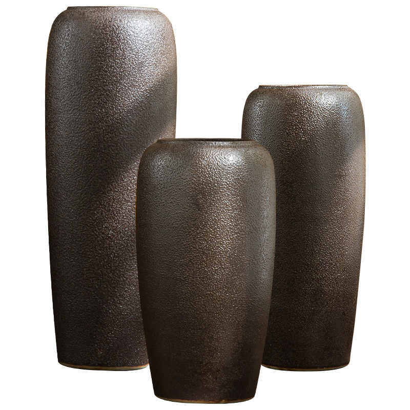 Ceramic vase furnishing articles sitting room decoration ideas dried flower arranging flowers, Chinese style restoring ancient ways of large vase household ornaments