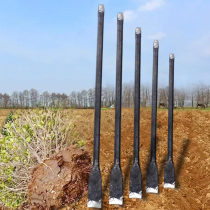 Dig Tree Steel Manganese Steel Thickened Prong Kowed Hole Graft Deep Flowing Pit Iron Pick Garden Tool Пло