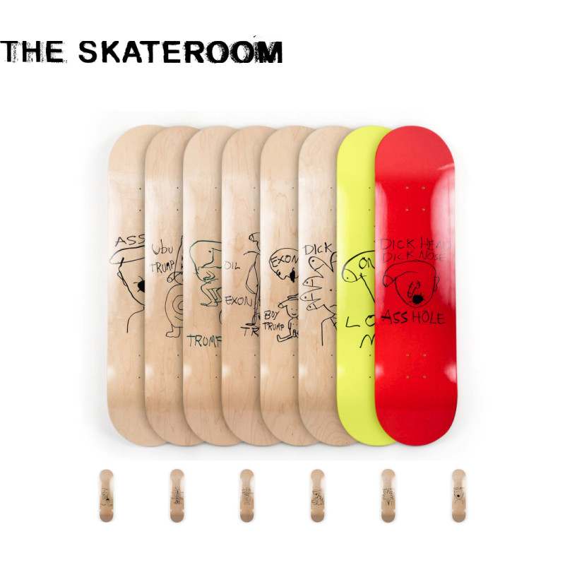 Belgian The skateroom Funny Sarcastic Trump Comic Skating Book Paul Mccarthy Maple