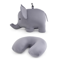 American Kikkerland Doll Brigade Pillow Two-in-one Zip Flip Multifunction Dual-use Pillow U Type