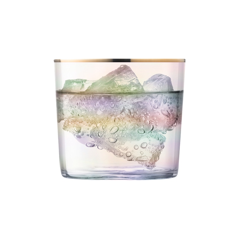 Spot British LSA Sorbet Phnom Penh Glass Pair Cup Imported Handmade Rainbow Wine Cup Cold Drink Cup