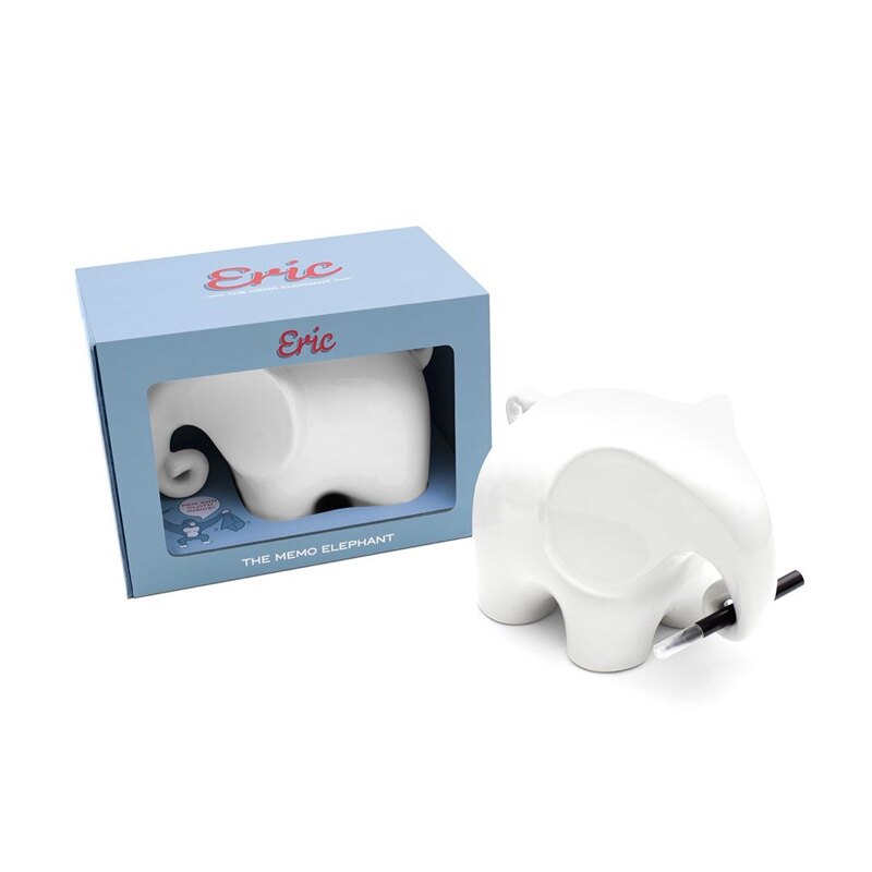 British Luckies Memo Elephant Ceramics Remember Little Elephant eco-friendly Write Desktop Stenowriting Pendulum