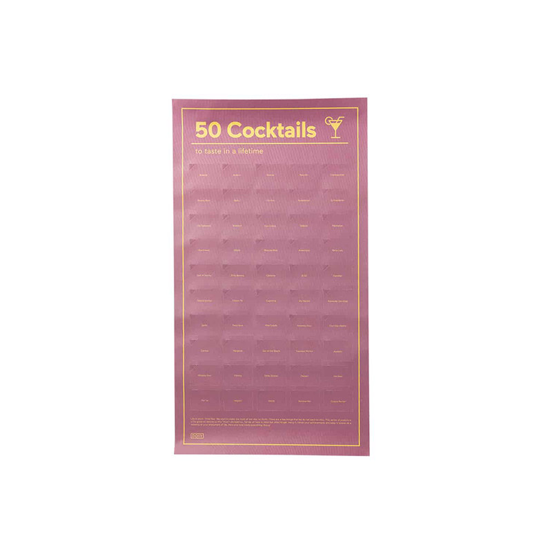 Spain DOIY 50 Must-Do Poster 50 Things you Can't Miss Creative Poster Wall Stickers