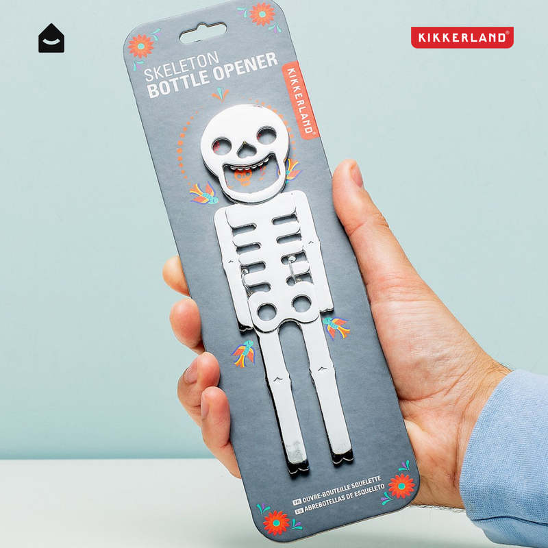American Kikkerland Skull Bottle Opener Stainless Steel Bottle Opener Quirky Fun Beer and Beverage Opener American Kikkerland Skull Bottle Opener Stainless Steel Bottle Opener Quirky Fun Beer and Beverage Opener