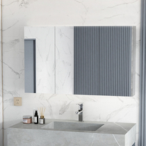 Stainless steel bathroom mirror cabinet hanging wall toilet mirror box toilet mirror with rack toilet wall Wall