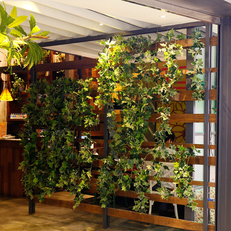 Decorative Green Leaves Fake Flower Vine Hanging Ceiling False