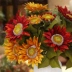 Hoa hướng dương hoa hướng dương hoa đơn trang trí hoa giả nụ hoa khô hoa sơn dầu màu hoa trang trí mô phỏng hoa hướng dương - Hoa nhân tạo / Cây / Trái cây