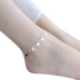 Vòng chân nữ phiên bản tiếng Nhật và tiếng Hàn của chuông đơn giản Sinh viên Hàn Quốc cá tính thời trang retro đôi chân mới trang sức mới lắc chân Vòng chân