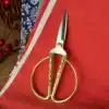 Wedding supplies Daquan dragon and phoenix scissors mini stainless steel festive wedding nymph household wedding household gold scissors