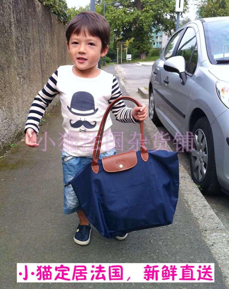 Owner in France to buy Longchamp Longxiang nylon dumpling bag long handle large multicolor